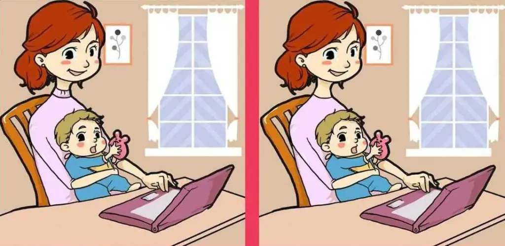 Spot the 3 Differences: Can You Find What Changed in This Mom and Baby Puzzle?