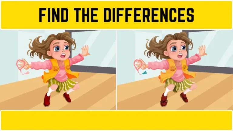 Find the Differences: Can You Spot What Changed in This Jumping Girl Puzzle?