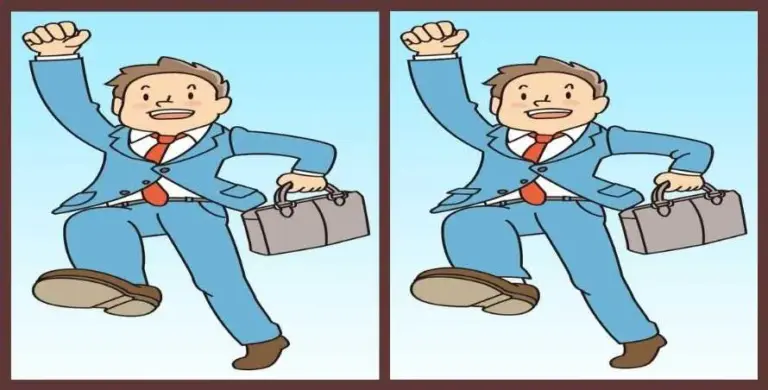 Can You Spot the 3 Differences? A Fun Brain Teaser with a Busy Businessman